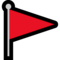 Triangular Flag emoji on Microsoft